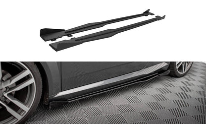 💥Minigonne laterali Street Pro + alette Audi TT S / S-Line 8S💥
