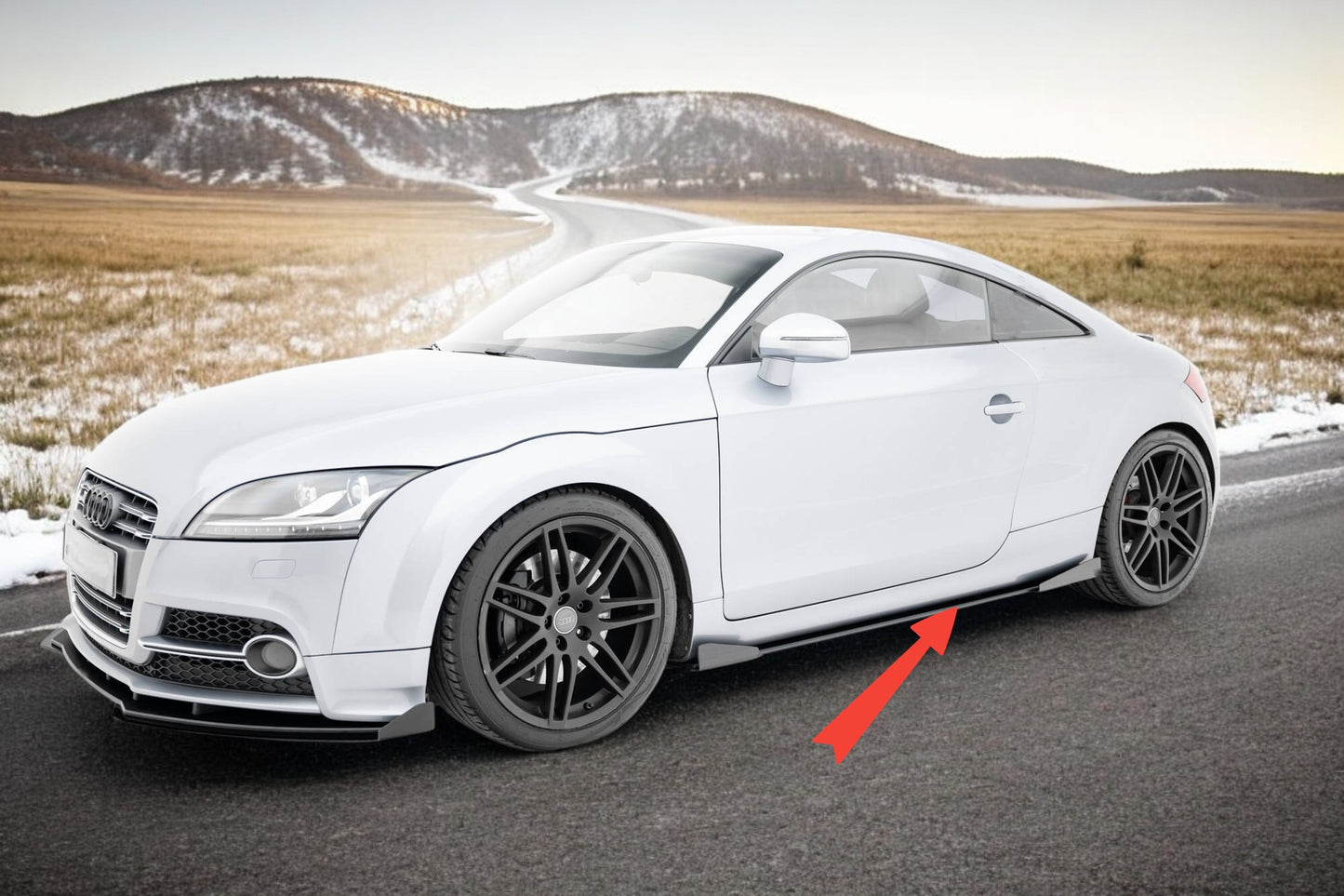 😎Minigonne Street Pro + alette Audi TT S / TT S-Line 8J Facelift😎
