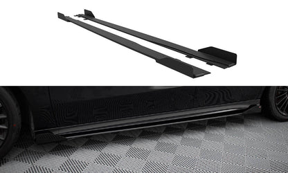 STREET PRO MINIGONNE LATERALI + FLAPS adatto per MERCEDES-AMG A35 W177 FACELIFT 2023-