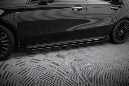 STREET PRO MINIGONNE LATERALI + FLAPS adatto per MERCEDES-AMG A35 W177 FACELIFT 2023-