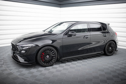 STREET PRO MINIGONNE LATERALI + FLAPS adatto per MERCEDES-AMG A35 W177 FACELIFT 2023-