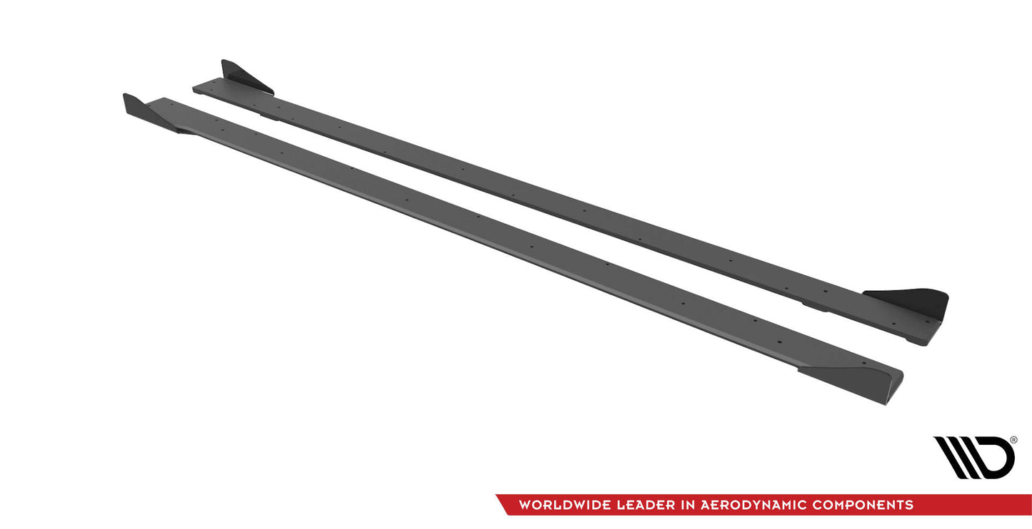 STREET PRO MINIGONNE LATERALI DIFFUSORI + ALETTE ADATTE PER VOLKSWAGEN GOLF R MK7 2013-2016