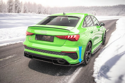 😎Street Pro Rear Side Splitters Fits For Audi RS3 Sedan 8Y😎