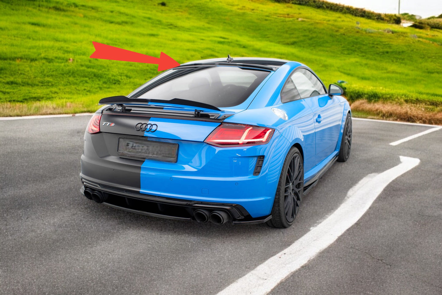 😍L'estensione del lunotto Adatto Per Audi TT S / TT S-Line 8S Facelift😍