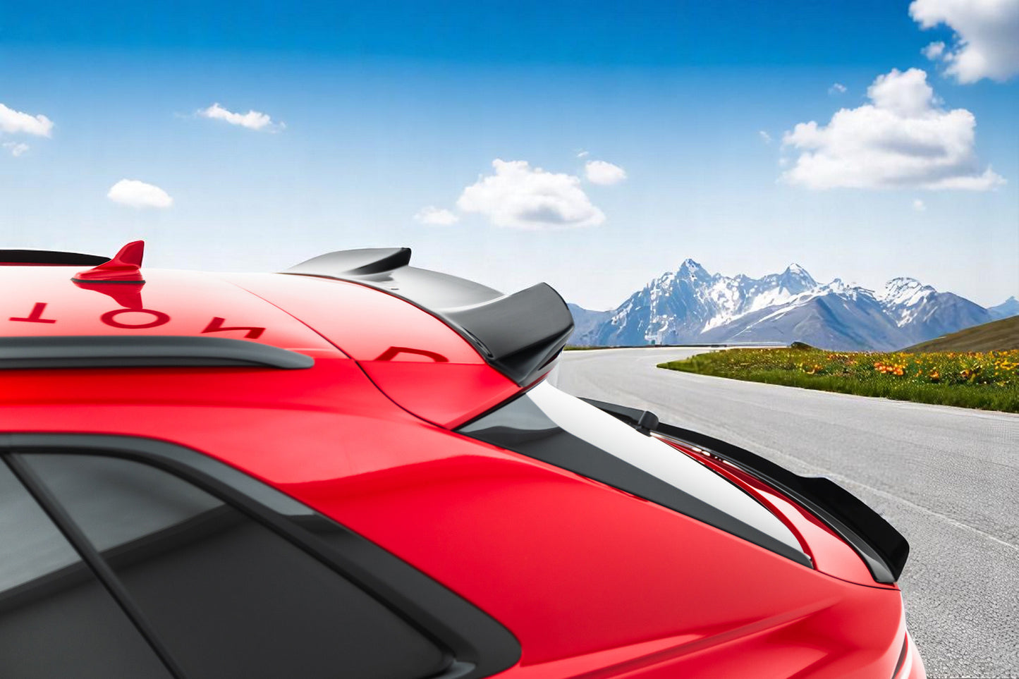 ⭐Tappo spoiler superiore 3D Adatto Per Audi RSQ8 Mk1 Facelift⭐