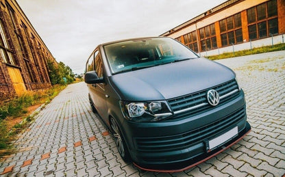 SPLITTER ANTERIORE V.1 ADATTO PER VOLKSWAGEN T6