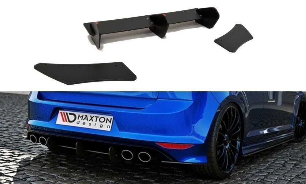 DIFFUSORE POSTERIORE E SPLITTER LATERALI POSTERIORI adatti per VW GOLF 7 R HATCHBACK 2013