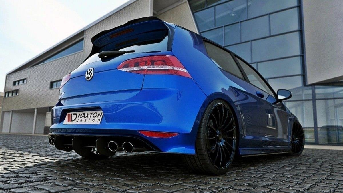 DIFFUSORE POSTERIORE E SPLITTER LATERALI POSTERIORI adatti per VW GOLF 7 R HATCHBACK 2013