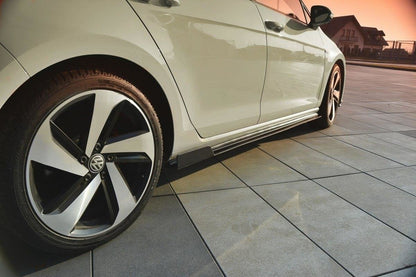 MINIGONNE LATERALI RACING adatte per VW GOLF VII GTI (FACELIFT) 2017