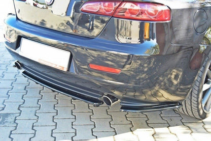 SPLITTER POSTERIORE CENTRALE ALFA ROMEO 159 (CON BARRE VERTICALI) 2005-2011