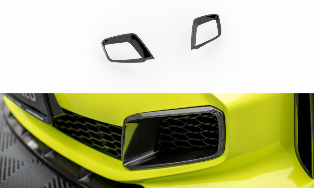 PRESE D'ARIA LATERALI PARAURTI ANTERIORE IN FIBRA DI CARBONIO BMW 1 F40 M-PACK/ M135I
