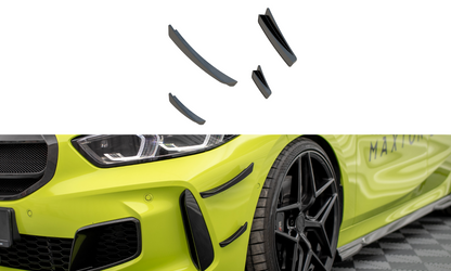 PARAURTI ANTERIORE IN FIBRA DI CARBONIO (CANARDS) ADATTO PER BMW 1 F40 M-PACK/ M135I