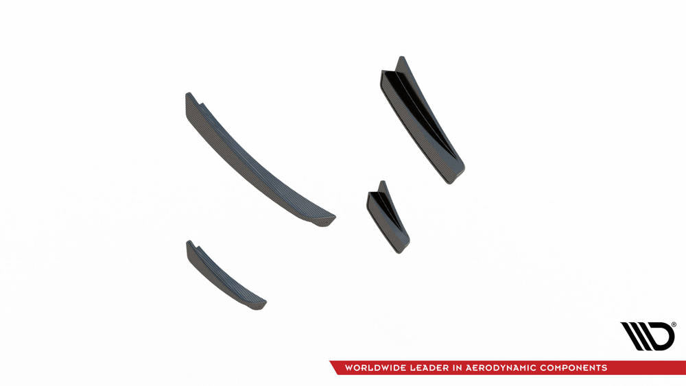 PARAURTI ANTERIORE IN FIBRA DI CARBONIO (CANARDS) ADATTO PER BMW 1 F40 M-PACK/ M135I