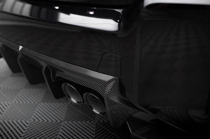 DIFFUSORE POSTERIORE FIBRA DI CARBONIO ADATTO PER BMW M2 G87  ( 2023 - )