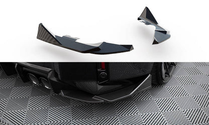 SPLITTER LATERALI POSTERIORI IN FIBRA DI CARBONIO adatto compatibile per BMW M2 G87 (2023 - )