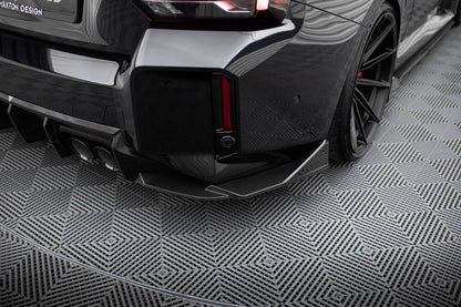 SPLITTER LATERALI POSTERIORI IN FIBRA DI CARBONIO adatto compatibile per BMW M2 G87 (2023 - )