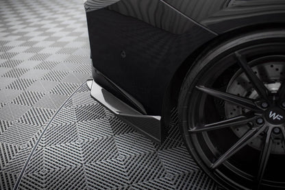 SPLITTER LATERALI POSTERIORI IN FIBRA DI CARBONIO adatto compatibile per BMW M2 G87 (2023 - )