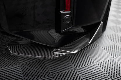 SPLITTER LATERALI POSTERIORI IN FIBRA DI CARBONIO adatto compatibile per BMW M2 G87 (2023 - )