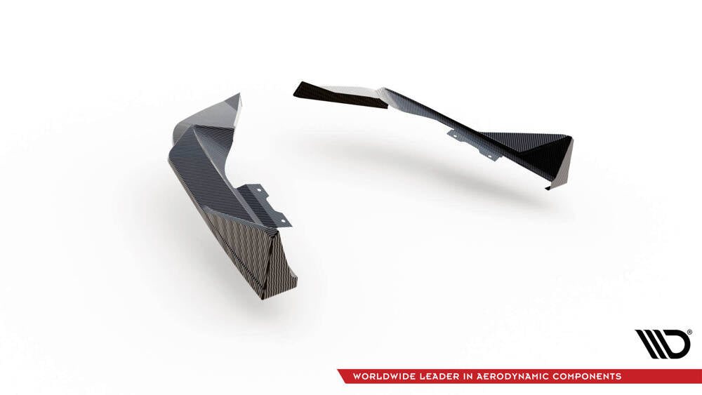 SPLITTER LATERALI POSTERIORI IN FIBRA DI CARBONIO adatto compatibile per BMW M2 G87 (2023 - )