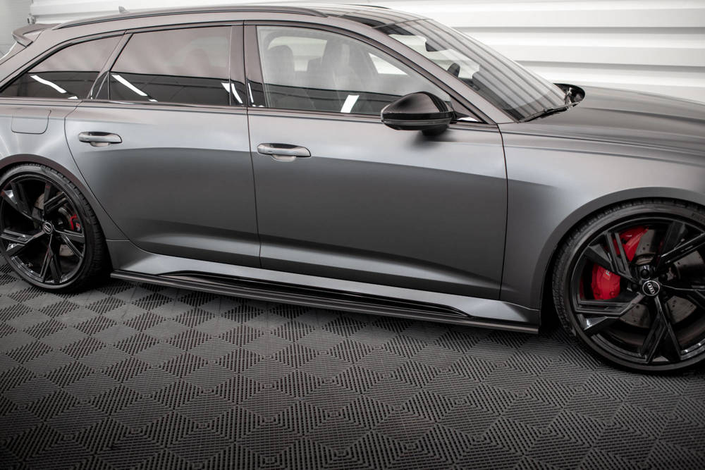 MINIGONNE LATERALI IN FIBRA DI CARBONIO ADATTE PER  AUDI RS6 C8 / RS7 C8 (2019- )