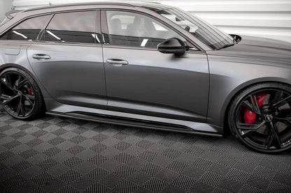 MINIGONNE LATERALI IN FIBRA DI CARBONIO ADATTE PER  AUDI RS6 C8 / RS7 C8 (2019- )