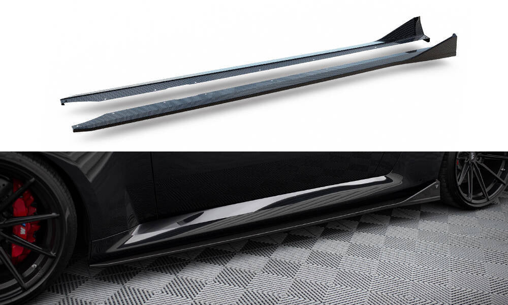 MINIGONNE LATERALI CARBONIO ADATTE PER BMW M2 G87  (2023 - )
