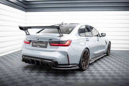 SPOILER IN CARBONIO CON STAFFE ESTERNE MONTANTI BMW M3 G80  (2021 - )