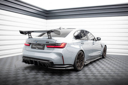 SPOILER IN CARBONIO CON STAFFE INTERNE MONTANTI PER  BMW M3 G80  ( 2021 - )