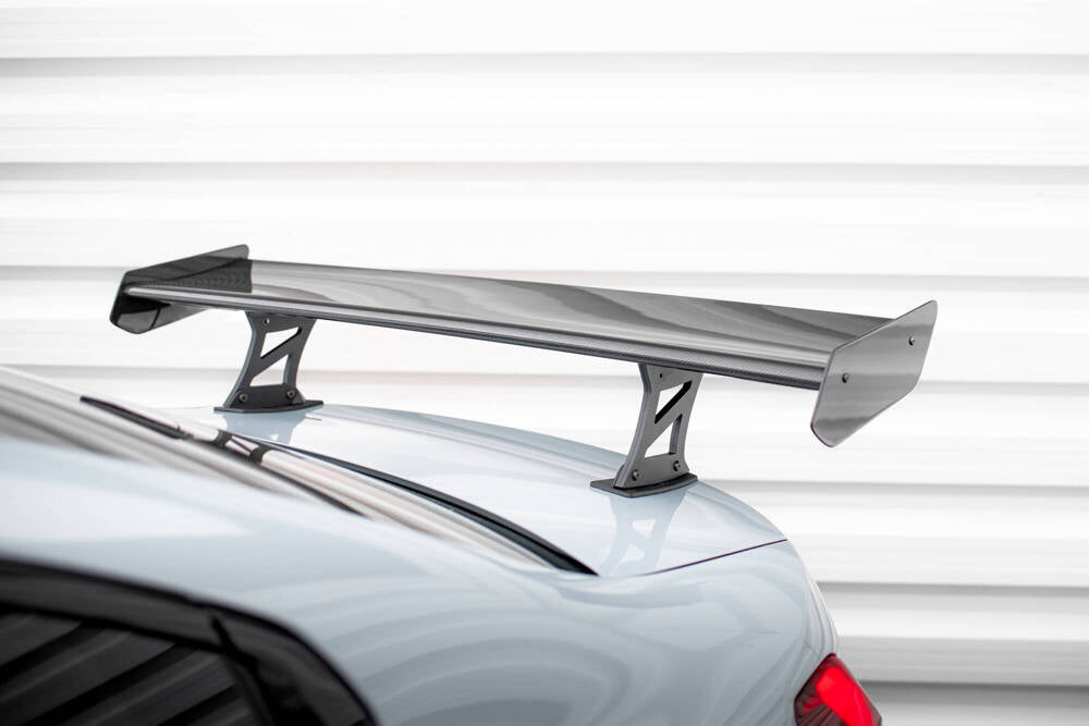 SPOILER IN CARBONIO CON STAFFE INTERNE MONTANTI + LED COMPATIBILI PER BMW M3 G80