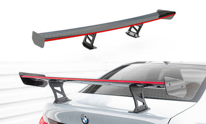 SPOILER IN CARBONIO CON STAFFE INTERNE MONTANTI + LED COMPATIBILI PER BMW M3 G80