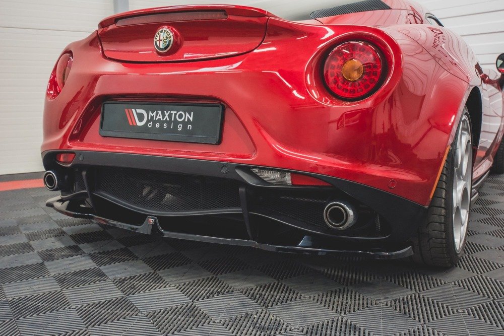 SPLITTER POSTERIORE CENTRALE ADATTO COMPATBILE PER ALFA ROMEO 4C (2013- 2017)
