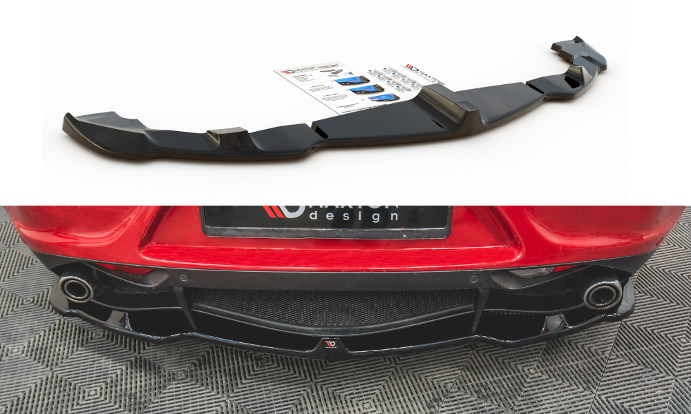 SPLITTER POSTERIORE CENTRALE ADATTO COMPATBILE PER ALFA ROMEO 4C (2013- 2017)