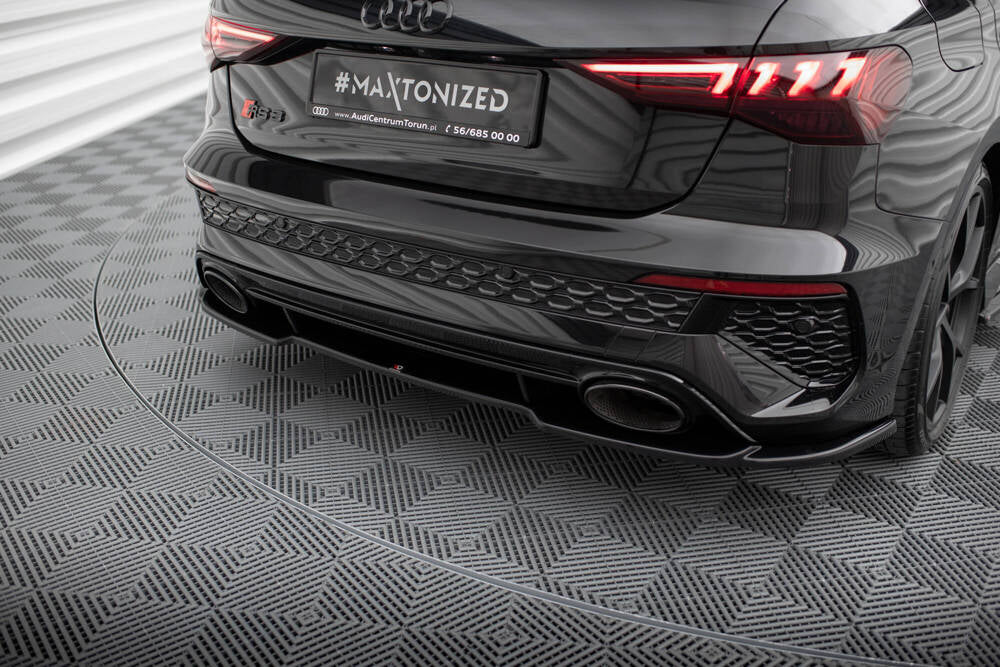 SPLITTER POSTERIORE CENTRALE adatto per AUDI RS3 SPORTBACK 8Y (2020-)