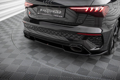 SPLITTER POSTERIORE CENTRALE adatto per AUDI RS3 SPORTBACK 8Y (2020-)
