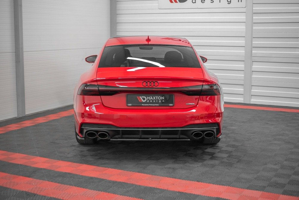 SPLITTER POSTERIORE CENTRALE ADATTO COMPATIBILE PER  AUDI S7 C8 (2017- )