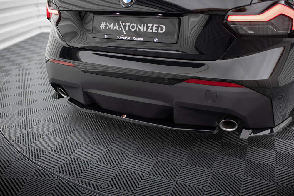 SPLITTER POSTERIORE CENTRALE ADATTEO PER BMW 2 COUPE G42  (2021 - )