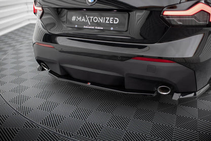SPLITTER POSTERIORE CENTRALE ADATTEO PER BMW 2 COUPE G42  (2021 - )