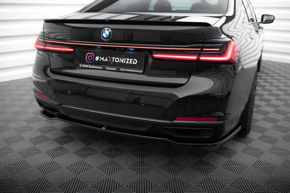 SPLITTER POSTERIORE CENTRALE adatto compatibile per  BMW 7 G11 FACELIFT  (2019-2022)