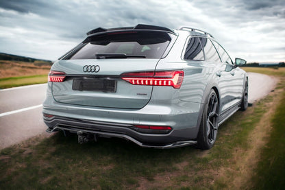 REAR CENTRAL SPLITTER (WITH VERTICAL BARS) SUITABLE FOR AUDI A6 ALLROAD C8