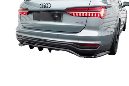 REAR CENTRAL SPLITTER (WITH VERTICAL BARS) SUITABLE FOR AUDI A6 ALLROAD C8