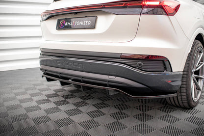 SPLITTER POSTERIORE CENTRALE (CON BARRE VERTICALI) adatto per AUDI Q4 E-TRON SPORTBACK MK1