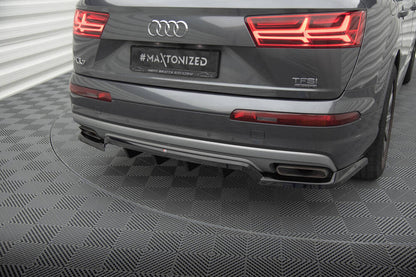 SPLITTER POSTERIORE CENTRALE (CON BARRE VERTICALI) AUDI Q7 MK2  (2015-2019)