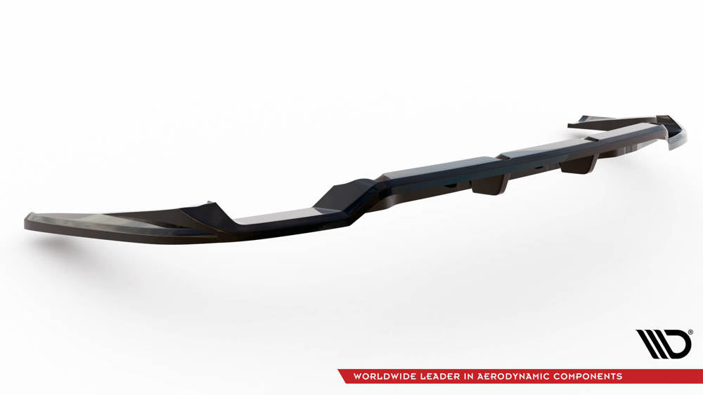 SPLITTER POSTERIORE CENTRALE (CON BARRE VERTICALI) ADATTO PER AUDI RS6 AVANT C6 (2007 - 2010)