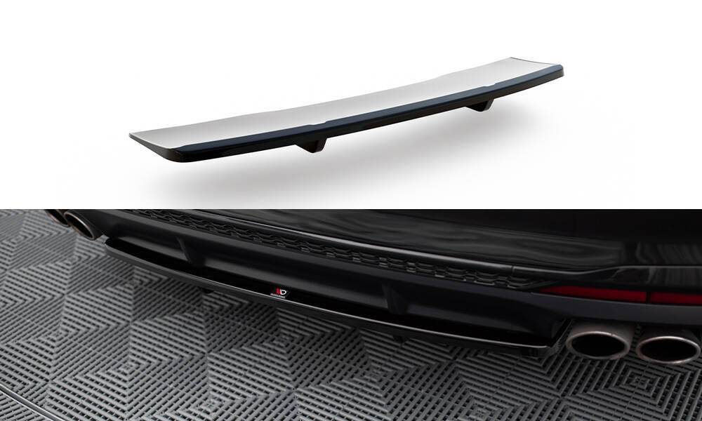 SPLITTER POSTERIORE CENTRALE (CON BARRE VERTICALI) AUDI S4 B9 FACELIFT