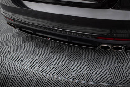 SPLITTER POSTERIORE CENTRALE (CON BARRE VERTICALI) AUDI S4 B9 FACELIFT