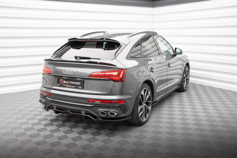 SPLITTER POSTERIORE CENTRALE (CON BARRE VERTICALI) AUDI SQ5 SPORTBACK MK2 FACELIFT