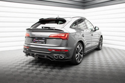 SPLITTER POSTERIORE CENTRALE (CON BARRE VERTICALI) AUDI SQ5 SPORTBACK MK2 FACELIFT