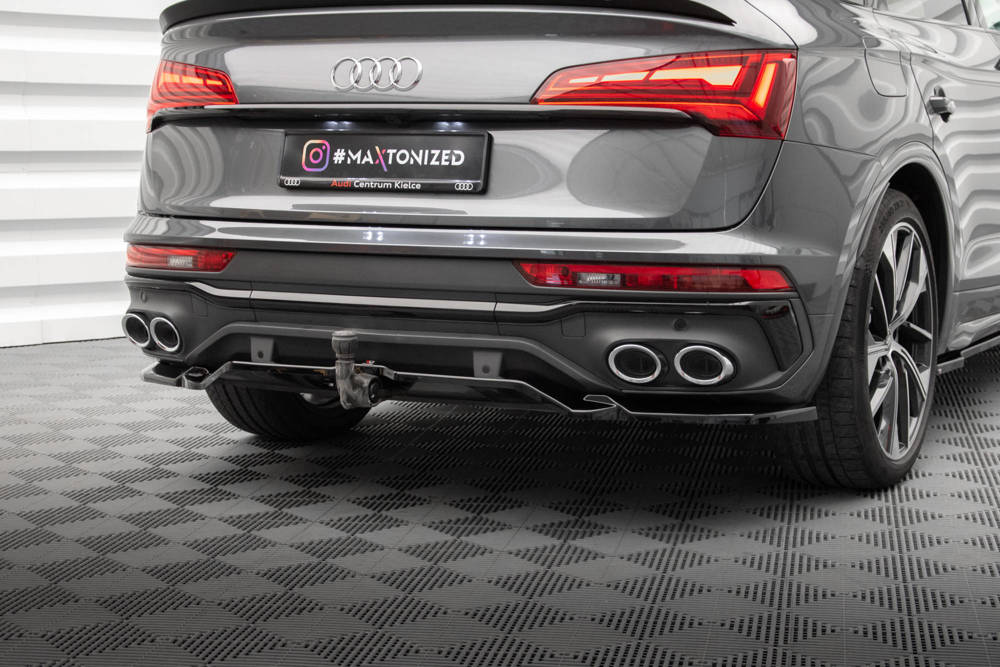 SPLITTER POSTERIORE CENTRALE (CON BARRE VERTICALI) AUDI SQ5 SPORTBACK MK2 FACELIFT