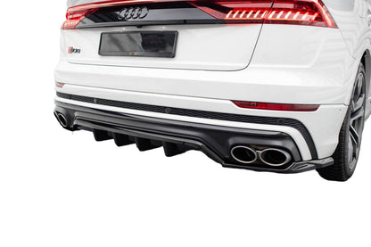 REAR CENTRE SPLITTER (WITH VERTICAL BARS) SUITABLE FOR AUDI SQ8 MK1