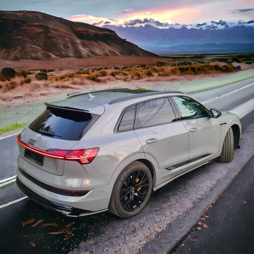 SPLITTER POSTERIORE CENTRALE (CON BARRE VERTICALI) AUDI E-TRON S-LINE